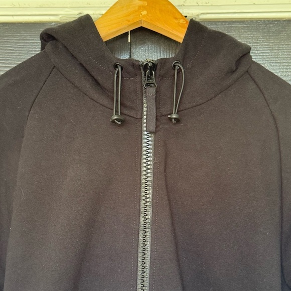 James Perse Black Mock Neck Full Zip Hoodie Size 3 (L) - Picture 7 of 13
